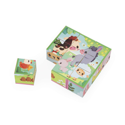 Avis 9 cubes animaux de la ferme JANOD 3