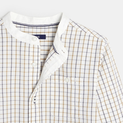 Avis Chemise col Mao jaune garçon OKAIDI 2
