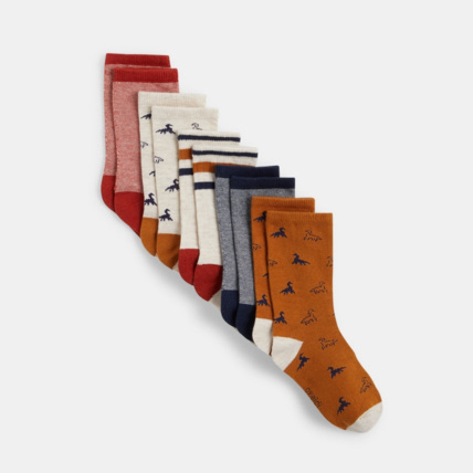 Avis Chaussettes fantaisie (lot de 5) orange garçon OKAIDI 1