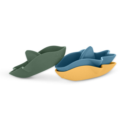 Avis Jouets de Bain en Silicone Sharks 6m+ Petite&Mars 1