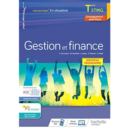 Avis En situation Gestion et Finance Terminale STMG - cahier de l'élève - Éd. 2020 Hachette Éducation 1