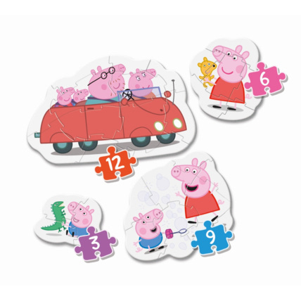 Avis Puzzle Peppa Pig - 1x3 + 1x6 + 1x9 + 1x12 pièces Clementoni 2