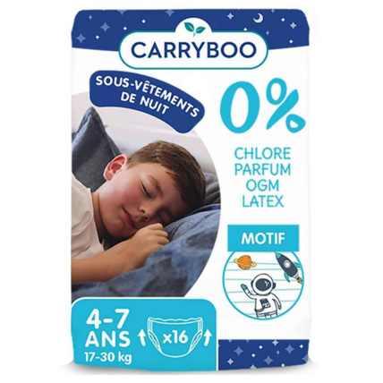 Avis Couches de nuit absorbantes Garçons CARRYBOO 1