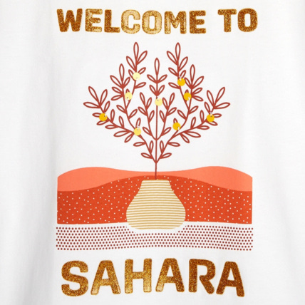 Avis T-shirt manches courtes Welcome to... jaune fille OKAIDI 3