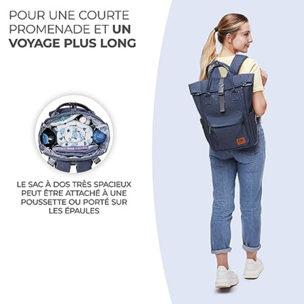 Avis Sac à langer bébé MOONPACK Kinderkraft 3