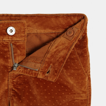Avis Short en velours marron fille OKAIDI 5