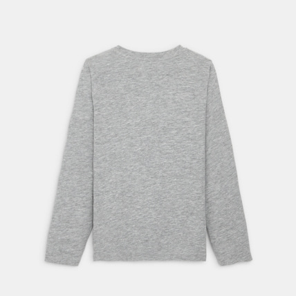 Avis T-shirt uni en coton gris garçon OKAIDI 2