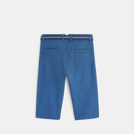 Avis Bermuda long ceinturé bleu garçon OKAIDI 2