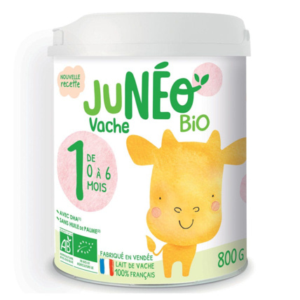 Avis Lait de Vache Bio 1er Age JUNEO 1