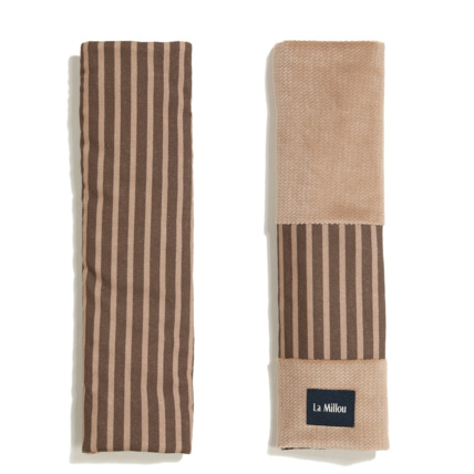 Avis Protège ceinture bébé coton Velvet Stripes La Millou 2