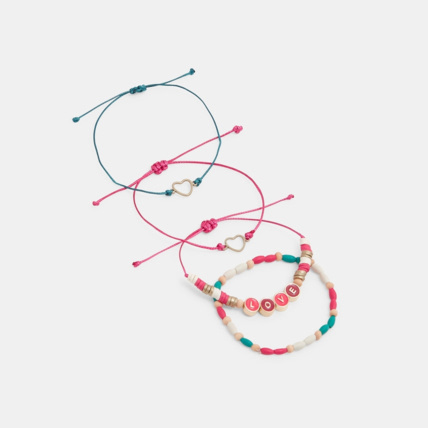 Avis Bracelets fins et fantaisie (lot de 4) rose fille OKAIDI 1