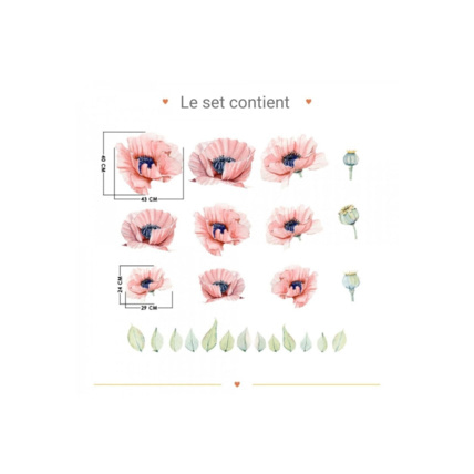 Avis Stickers coquelicots Mon Lit Cabane 5