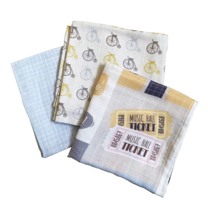 Avis Lot de 3 langes bébé coton bio little crevette 7