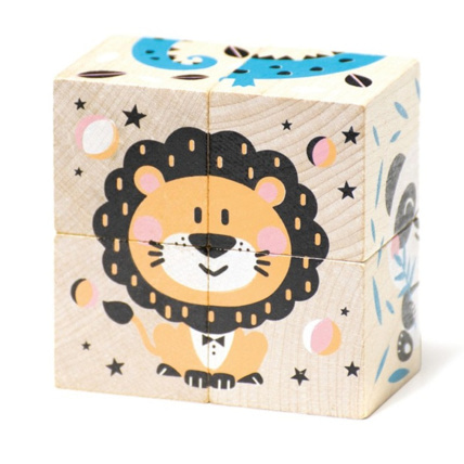 Avis Blocs puzzle animaux en bois Cubika 1