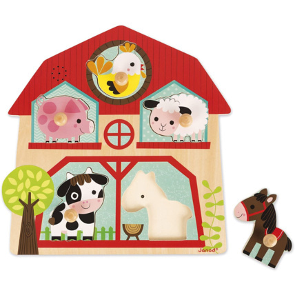 Avis Puzzle sonore Les Copains de la Ferme JANOD 1