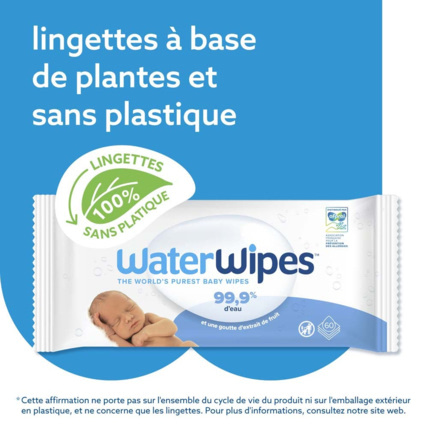 Avis Lingettes Bébé WATER WIPES 8