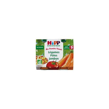 Avis Légumes pâtes jambon 190g dès 6 mois HIPP 1