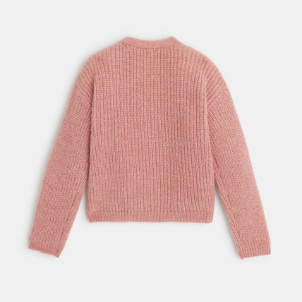Avis Gilet côtelé boutonné rose fille OKAIDI 3