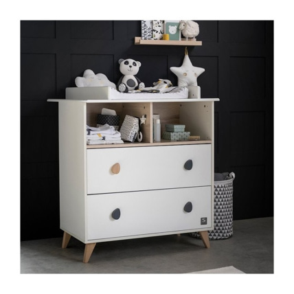 Avis Commode 2 tiroirs 2 niches Oslo Sauthon 2