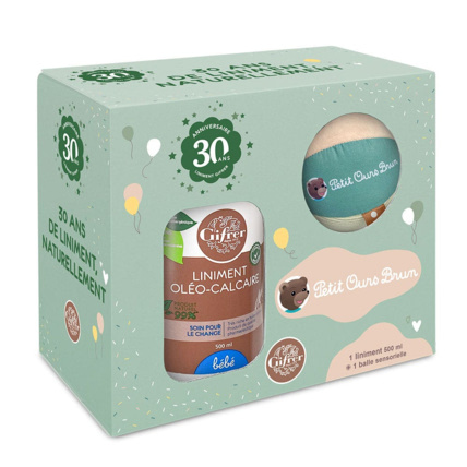 Avis Coffret Liniment Oléo-Calcaire + Balle Sensorielle Gifrer 1