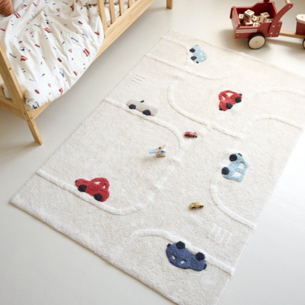 Avis Tapis Chambre Enfant | Rectangulaire Voitures Petite Amélie 2