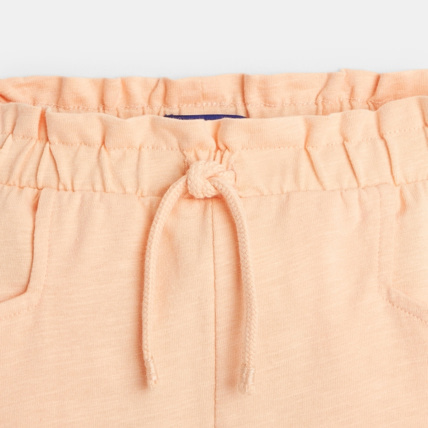 Avis Short en jersey uni orange fille OKAIDI 2