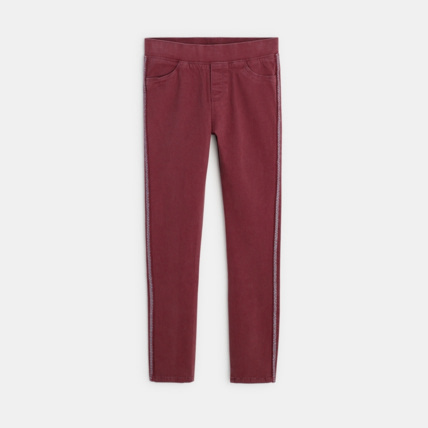 Avis Tregging en toile violet fille OKAIDI 1