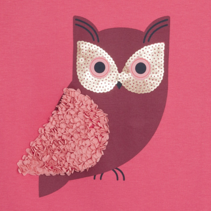 Avis T-shirt à motif en relief rose fille OKAIDI 3