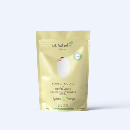 Avis Soin en poudre 2 en 1 Bio pour Bébé - Sachet refermable Le bébé Français 1
