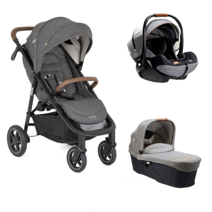 Avis Poussette trio mytrax pro shell + siège auto i-level recline + nacelle ramble xl  Joie 1