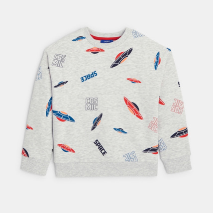 Avis Sweat-shirt imprimé blanc garçon OKAIDI 1