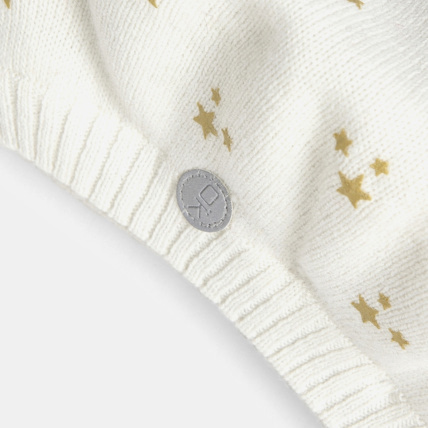 Avis Lot écharpe et bonnet tricot imprimés blanc fille OKAIDI 2