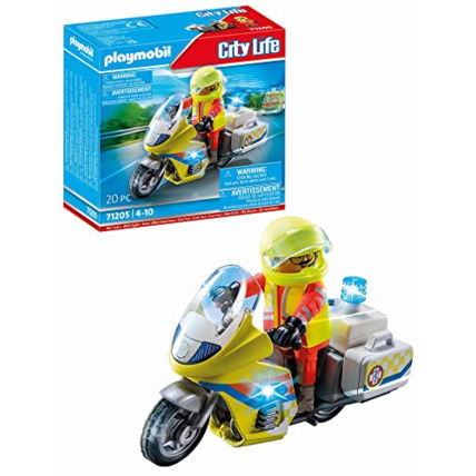 Avis Playmobil City Life - Urgentiste avec moto et effet lumineux PLAYMOBIL 1