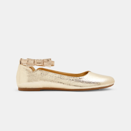 Avis Ballerines brillantes à brides jaunes fille OKAIDI 1