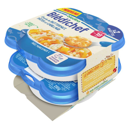 Avis BLEDICHEF Etuvée de butternut, pâtes et cabillaud Blédina 3