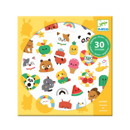 Avis Pochette 30 stickers lenticulaires DJECO 1