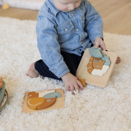 Avis Lot de 2 puzzles bébé bois Trois Kilos Sept 5