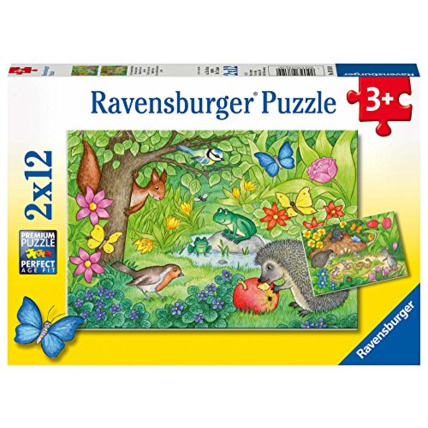 Avis Puzzle - Animaux dans notre jardin - 2x12 pièces RAVENSBURGER 1