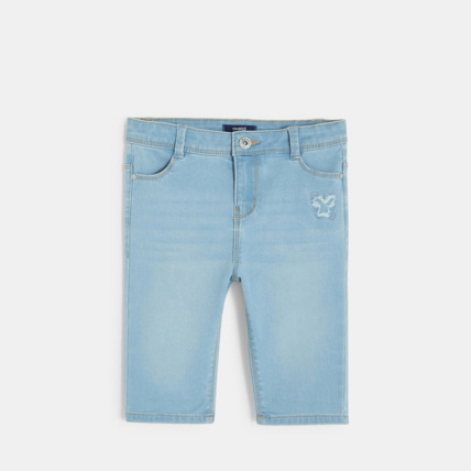 Avis Bermuda en jean bleu fille OKAIDI 1