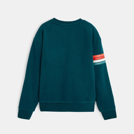 Avis Sweat-shirt à message vert garçon OKAIDI 4