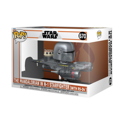 Avis Figurine The Mandalorian dans N-1 Starfighter Star Wars Pop FUNKO 1