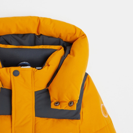Avis Blouson doudoune à capuche jaune garçon OKAIDI 4