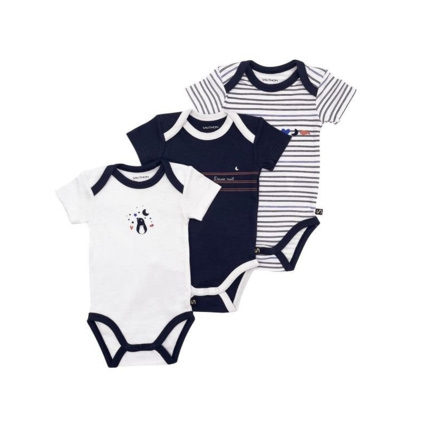 Avis Lot 3 bodies manches courtes Baby Sailor Sauthon 2