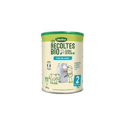 Avis Les Récoltes Bio Lait de suite en poudre 2ème âge - 800g Blédina 1