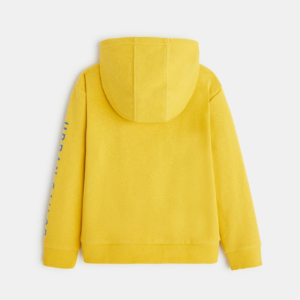 Avis Sweat-shirt à capuche jaune garçon OKAIDI 4