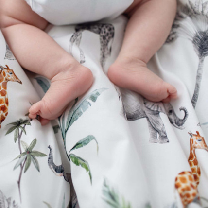 Avis Drap-housse en satin de coton, Safari Sevira Kids 8