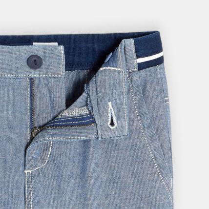 Avis Pantalon carrot rayé bleu garçon OKAIDI 2