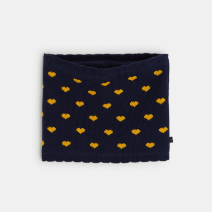 Avis Snood petits cœurs bleu fille OKAIDI 1