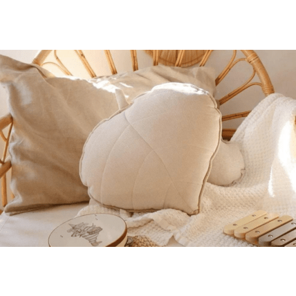 Avis Coussin feuille en velours Mon Lit Cabane 4