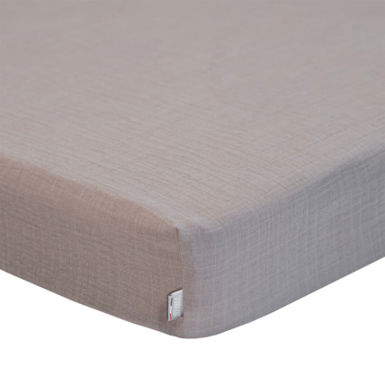 Avis Drap housse en gaze de coton à carreaux Sevira Kids 4